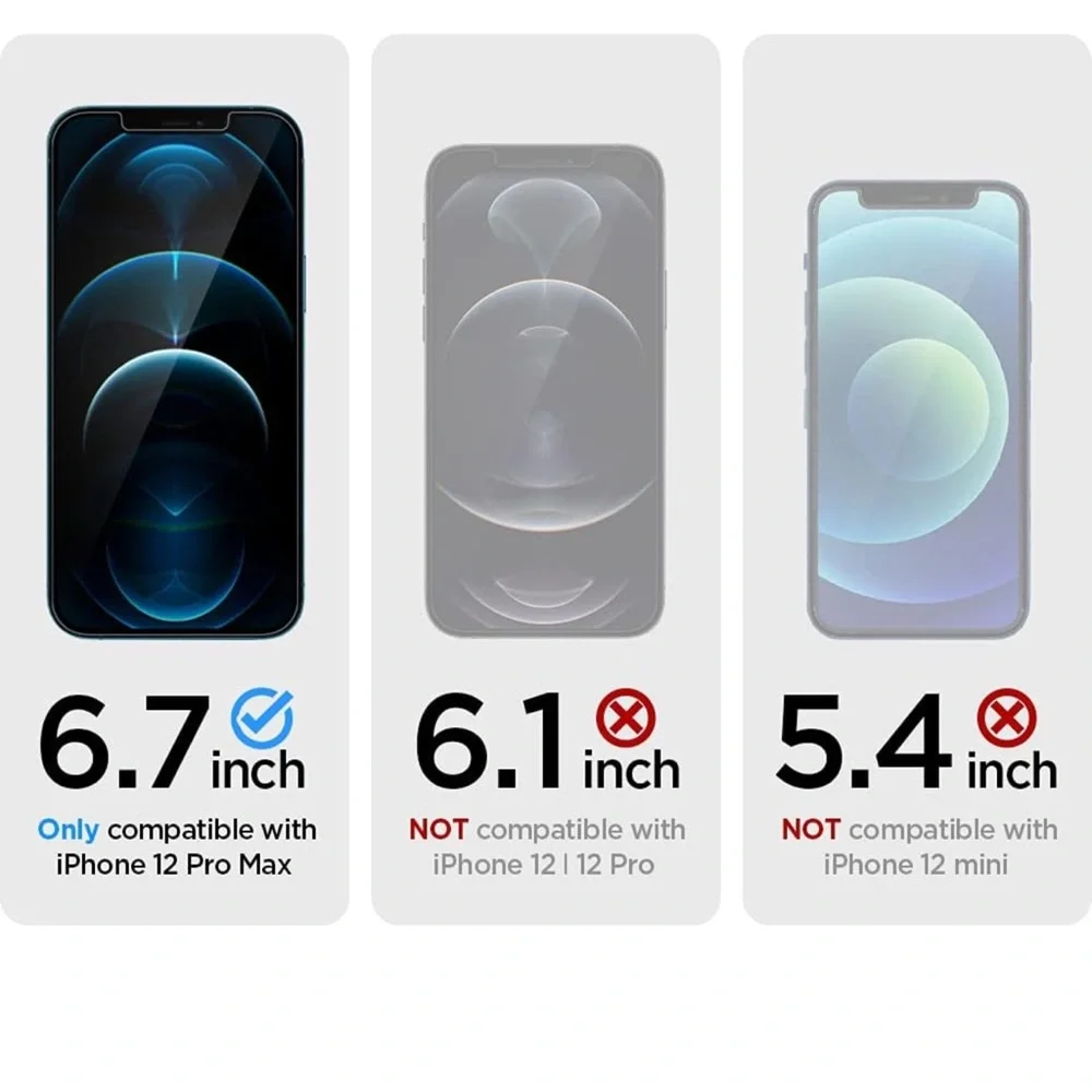 Spigen iPhone 12 Pro Max Tempered Glass Screen Protector